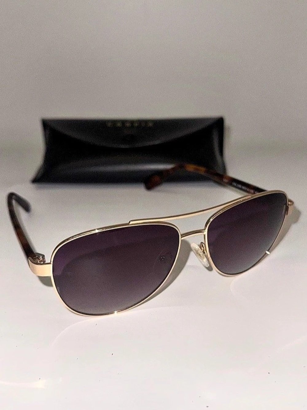 Carfia COL. C08 5014-143 Polarized Sunglasses in Brown & Gold